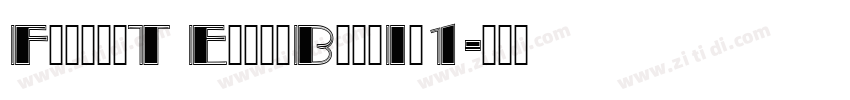 FuturaT ExtraBoldIn1字体转换